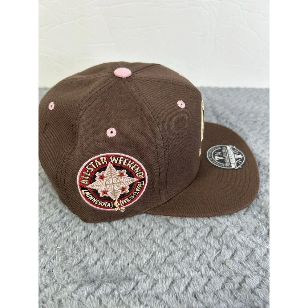 Minnesota Wolves 7 1/4  Mitchell & Ness 1994 All-Star Game HWC Brown Sugar Bacon